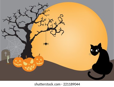 Halloween Night Background