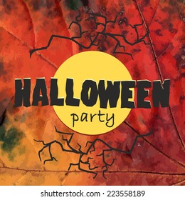 Halloween night background. 