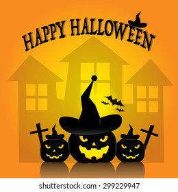 Halloween night background.