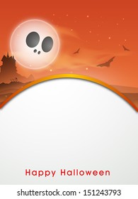 Halloween night background, can be use as banner, flyer or poster. 