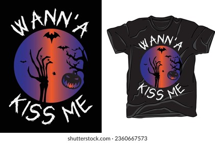 Halloween night celebrate t-shirt design