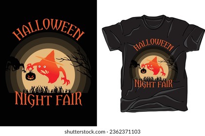 Halloween night fair spooky t-shirt