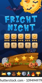 A Halloween Night Game Template illustration