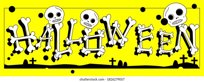 halloween night ghost vector design