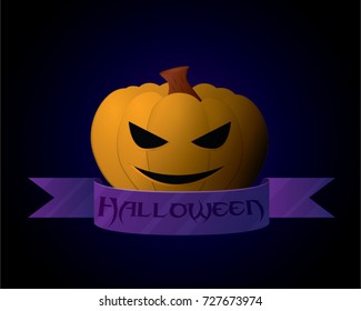halloween night illustration design