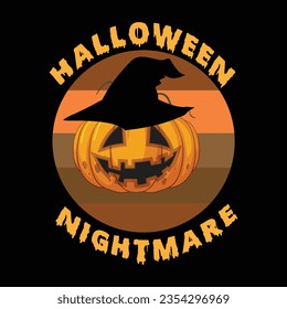 Halloween night  illustrations with patches for t-shirts and other uses