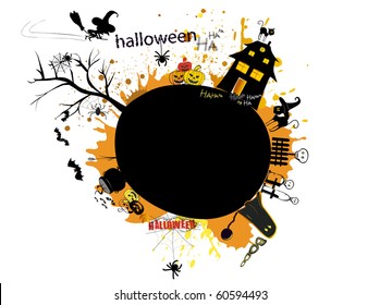 Halloween night on little planet earth