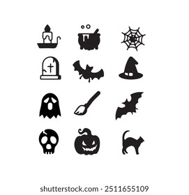 Halloween night party clean sets