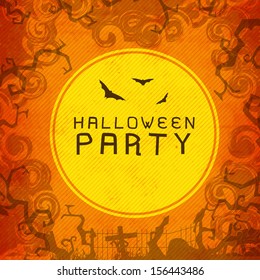 Halloween Night Party poster, banner or background.