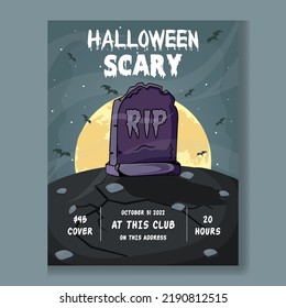 Halloween Night Scary Poster Design