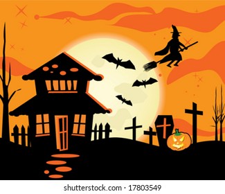 Halloween night theme