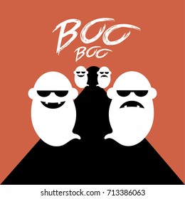 Halloween night, vector illustration.
