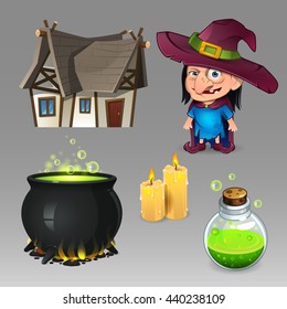 Halloween object set
