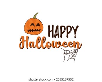 Halloween - October 31. Hand-drawn doodle illustration. A traditional holiday, the eve of All Saints ' Day, All Hallows' Eve. Trick or treat. Happy Halloween 2021!