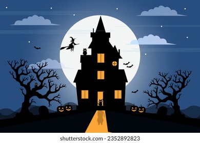 Halloween October Illustration Creepy Background