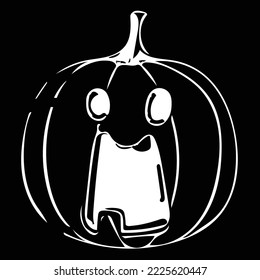 halloween on black and white