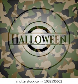  Halloween on camo pattern
