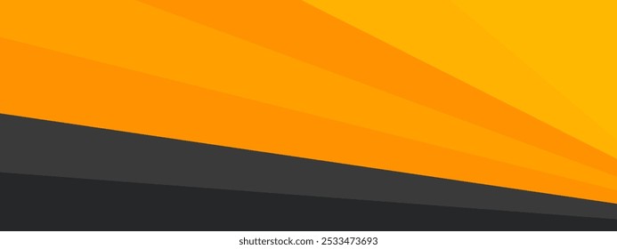 Fondo negro naranja de Halloween. Ilustración vectorial