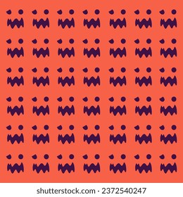 Halloween Orange Emotional Pattern Background Texture Vector