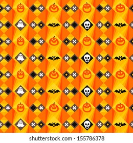 Halloween orange pattern
