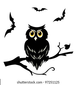 Halloween owl