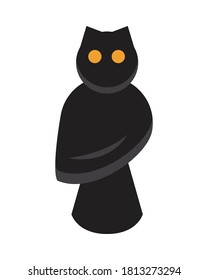 halloween owl bird isolated icon vector illustration design