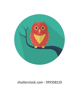 Halloween Owl Flat
