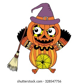 Halloween Owl Vector