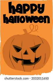 Halloween Paint Poster vector illustration 
