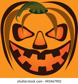 Halloween pampkin face