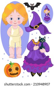 Halloween Paper Doll