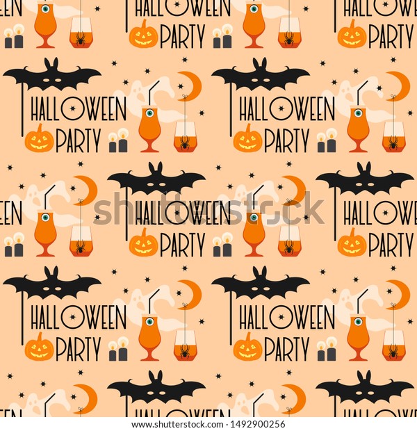 halloween parties 2020 Halloween Party 2020 Vector Seamless Pattern Stock Vector Royalty Free 1492900256 halloween parties 2020