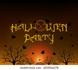 halloween party 2021, great for halloween party invitations, greeting cards, halloween party posters.