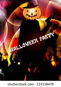 Halloween party background 