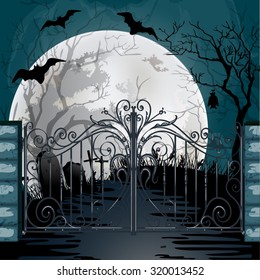 Halloween Party Background.