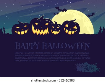 Halloween Party Background.