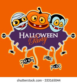 Halloween party background