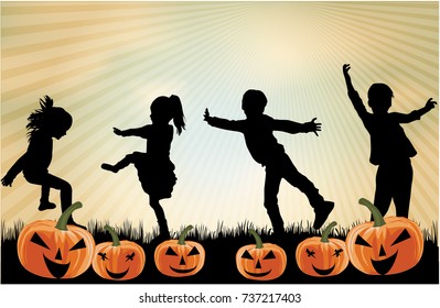 Halloween party background.