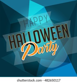 Halloween Party Background with Pumpkins in the Grass Bats and Moon in the Back
