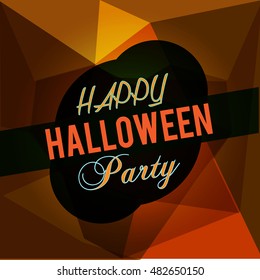 Halloween Party Background with Pumpkins in the Grass Bats and Moon in the Back
