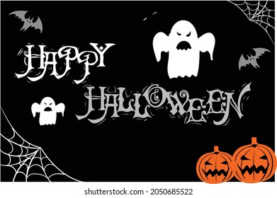 halloween party background vector art