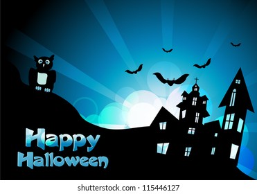 Halloween Party Background/Greeting card