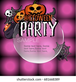 Halloween Party, Backgrounds Vector