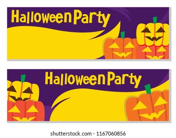 halloween party banner template