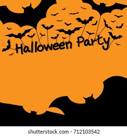 Halloween Party with bats