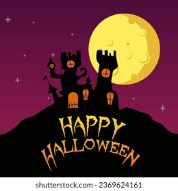 Halloween party, bright banner set. Helloween vector banner design, happy halloween pattern