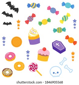 Halloween Party Candy and Decoration Parts Set  No lines