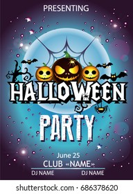 Halloween party cartoon