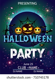 Halloween party cartoon