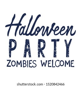 halloween party celebration calligraphy message